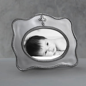 BABY Cross 4 x 6 Frame Horizontal - Michele Jewelry