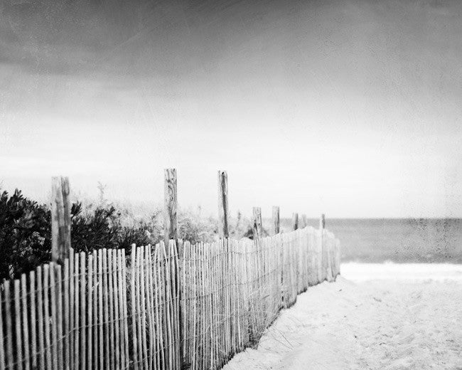 Black And White Beach Photography Beach Wall Art Carolyn