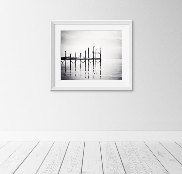 Black and White Coastal Photography | Grey Coastal Art – Carolyn ...