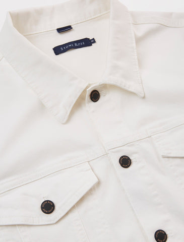 Stone Rose's White Trucker Jacket: A Cut Above