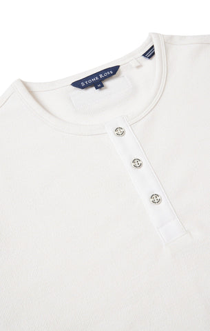 The White Solid 3 Buttons Henley: A Versatile Must-Have