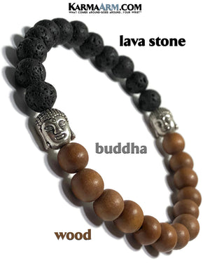 buddhist wooden bracelet