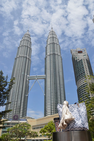 batik Malaysia twin towers