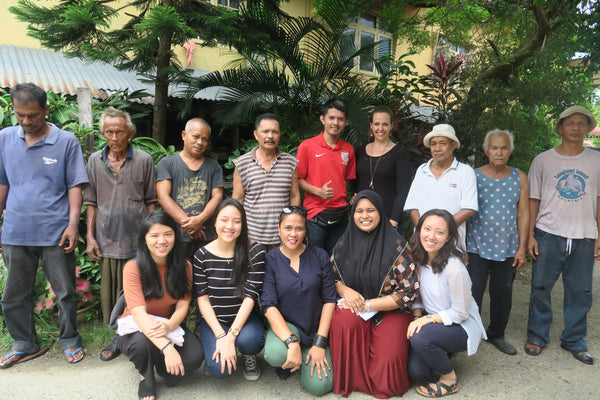 Batik Boutique team with Batik artisans