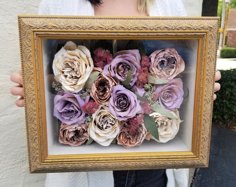 8x10 Wedding bouquet dried, preservation 
