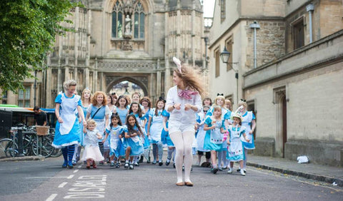 following the White Rabbit through Oxford as part of Alice Day