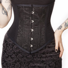 The Arabesque high compression shapewear corset we custom-made for Elaine