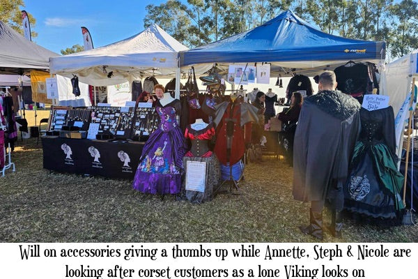 image from Gallery Serpentine Victorian and Steampunk stall at Winterfest medieval festival 2023