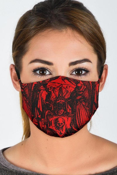 Dance Death Red- Women's Reusable Face Gallery Serpentine