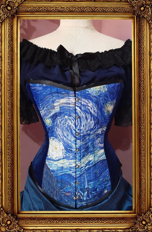 The Great Wave Victorian Corset Gown