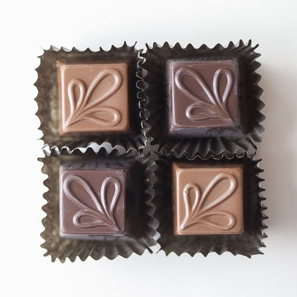 Sea Salt Caramels made by Gibsons chocolate shop on the Sunshine Coast La Petite Souris 