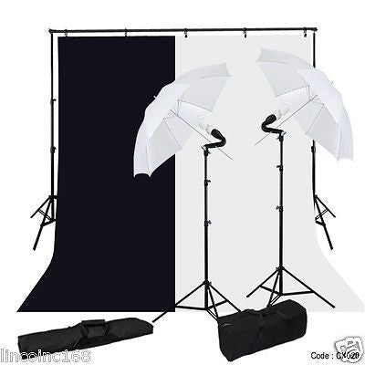 Complete 400W Photography Umbrella Light 10' Support Background Light –  Linco Inc.