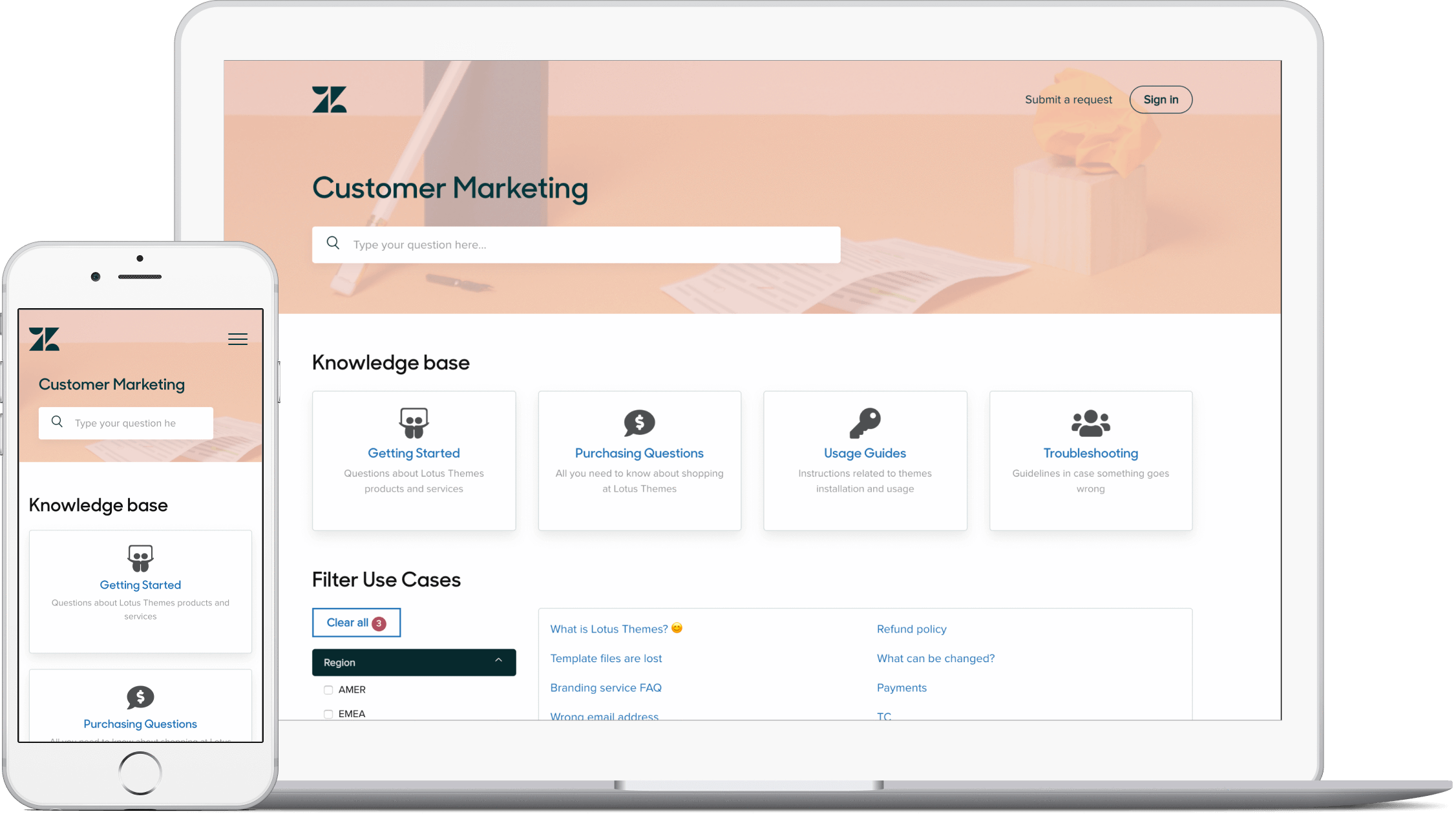 Zendesk help center customization