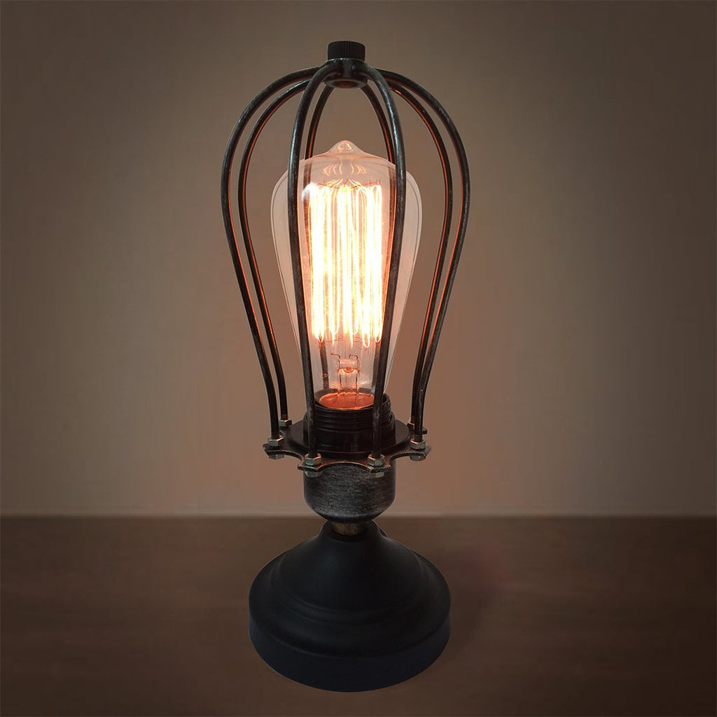 cage table lamp