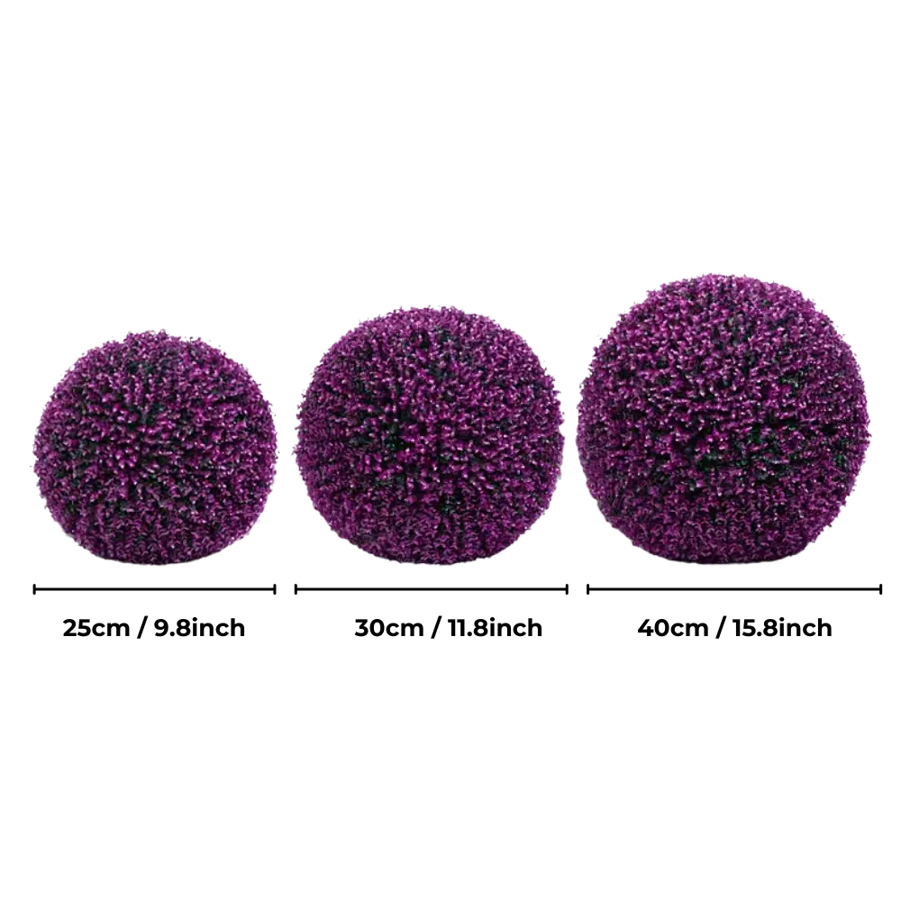 Artificial Topiary Grass Balls - Technical characteristics - Zoozto