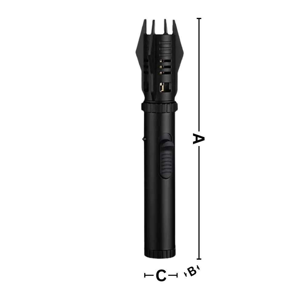 Refillable Butane Torch Lighter - Technical characteristics - Zoozto