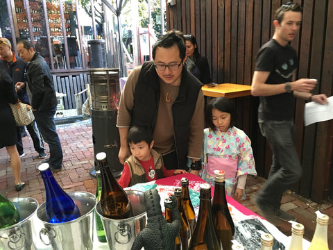 Families at Sake Festival / Perth Western Australia