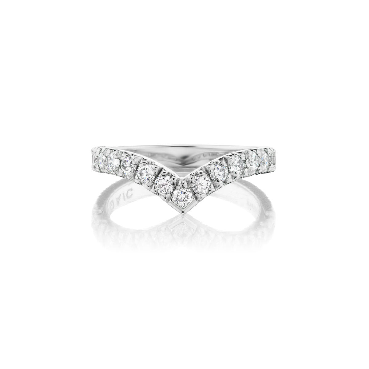 Barmakian Contoured Diamond Band