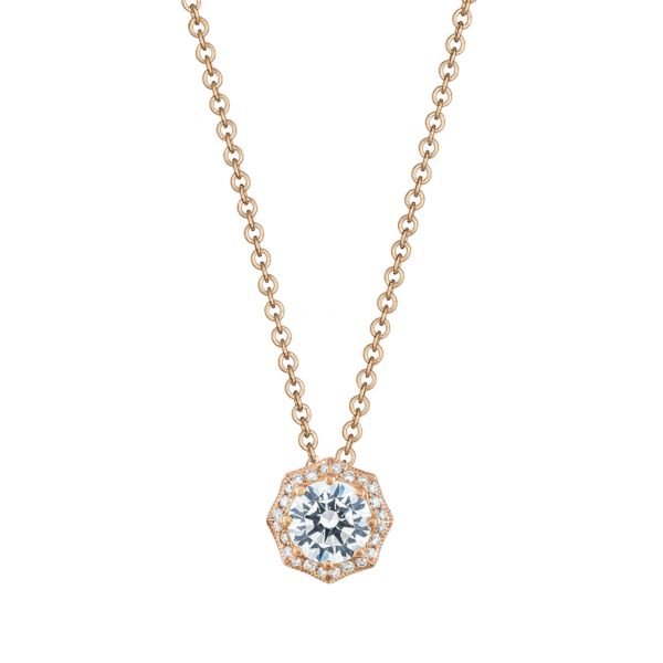 Barmakian | Tacori Petite Crescent Pendant Necklace | Barmakian Jewelers