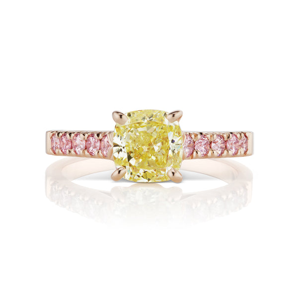 pink diamond ring