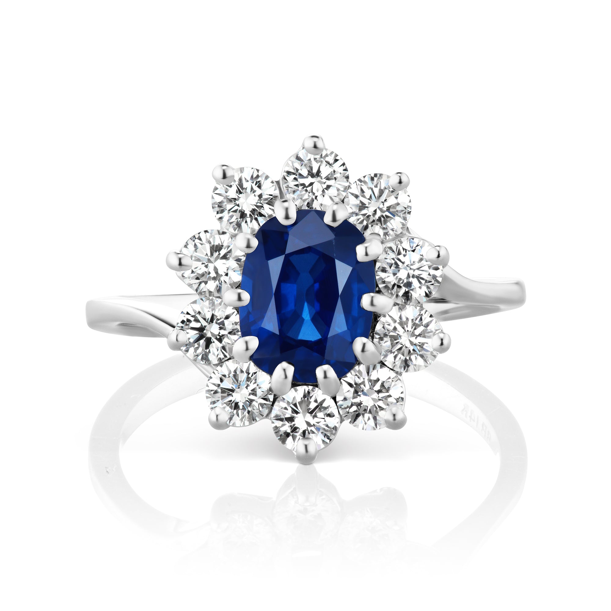 Barmakian | Oval Sapphire and Diamond Ring | Barmakian Jewelers