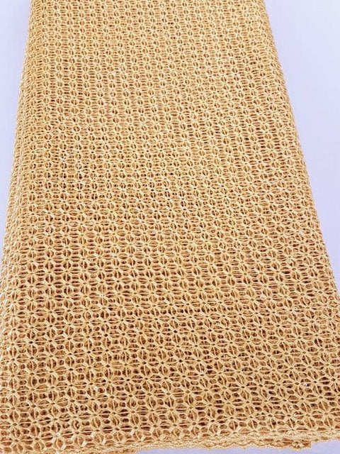 gold mesh fabric