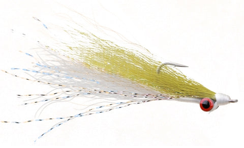 clouser minnow fly peacock bass