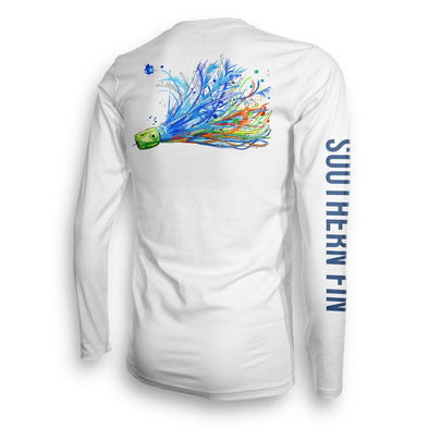 Spro White Long Sleeve Fishing Shirt Polyester Size XL