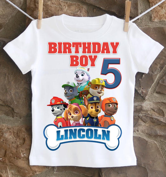 Paw Patrol Brother Birthday Shirt – Twistin Twirlin Tutus