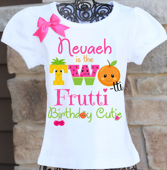 Tutti Frutti Birthday Shirt – Twistin Twirlin Tutus