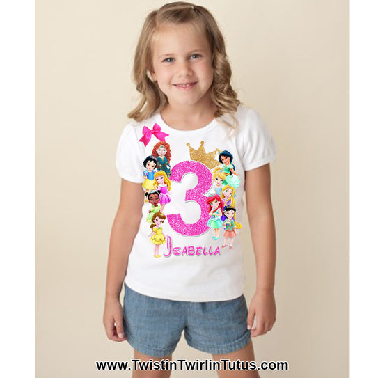 Disney Princess Family Birthday Shirts – Twistin Twirlin Tutus