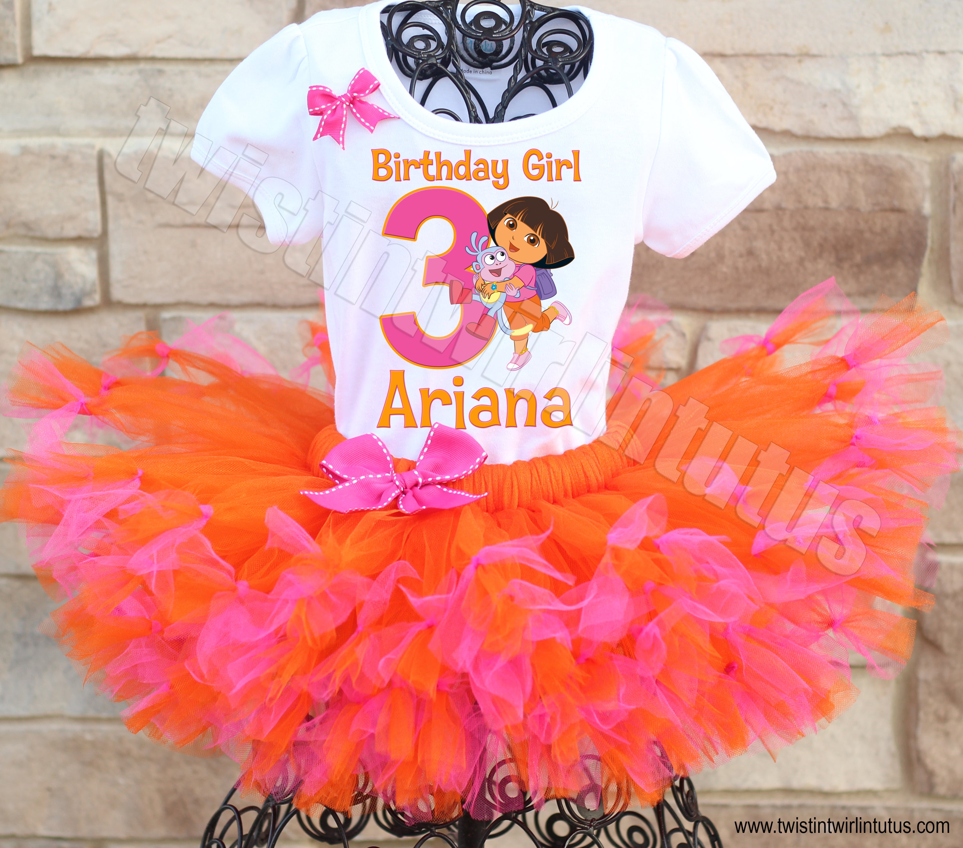 dora birthday dress