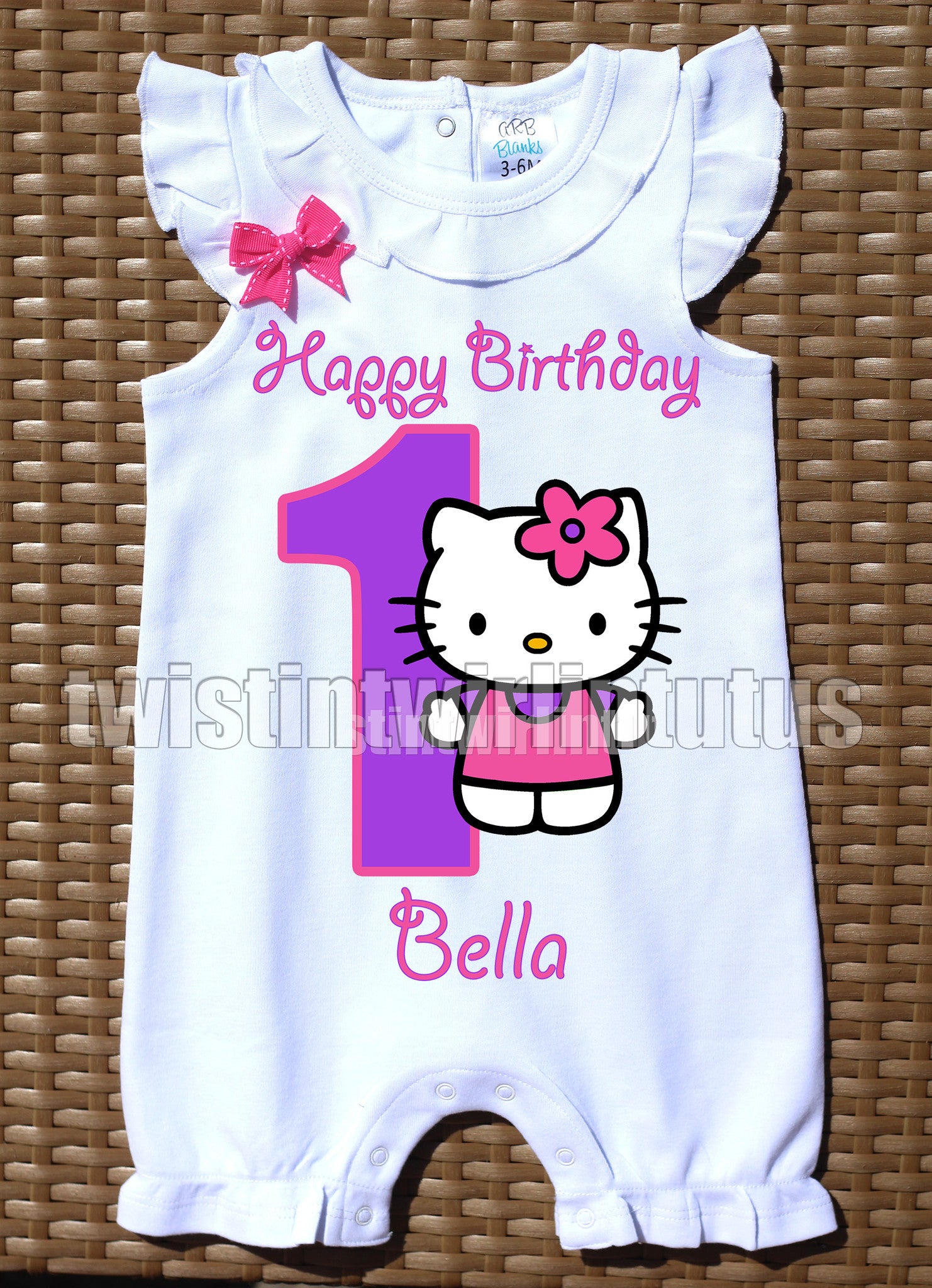 hello kitty first birthday outfit