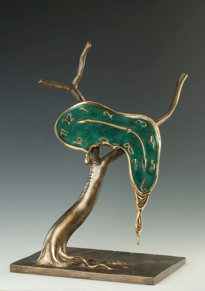 Salvador Dali Profile Of Time From The Sculpture Collection Andrew Weiss Gallery