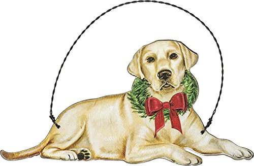 yellow lab christmas