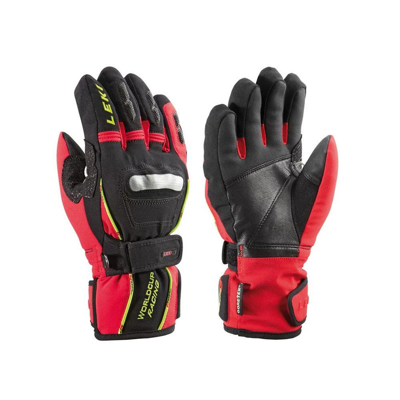 Grootste lade dok Leki World Cup Jr GTX Trigger S Black/Red Gloves