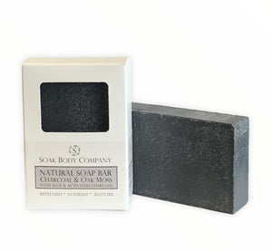 Charcoal & Oak Moss Natural Bar Soap