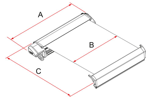 A B C Fiamma Specs - Measurements 