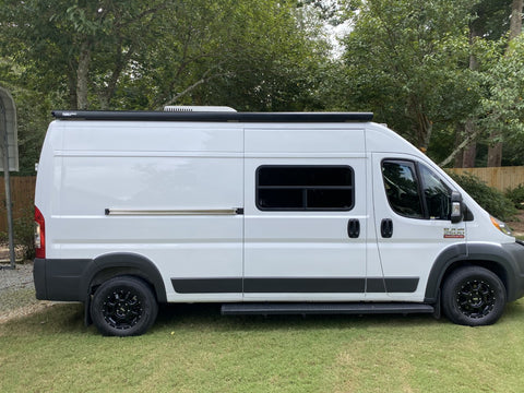 Promaster 159" wheel base with Fiamma F80S awning 