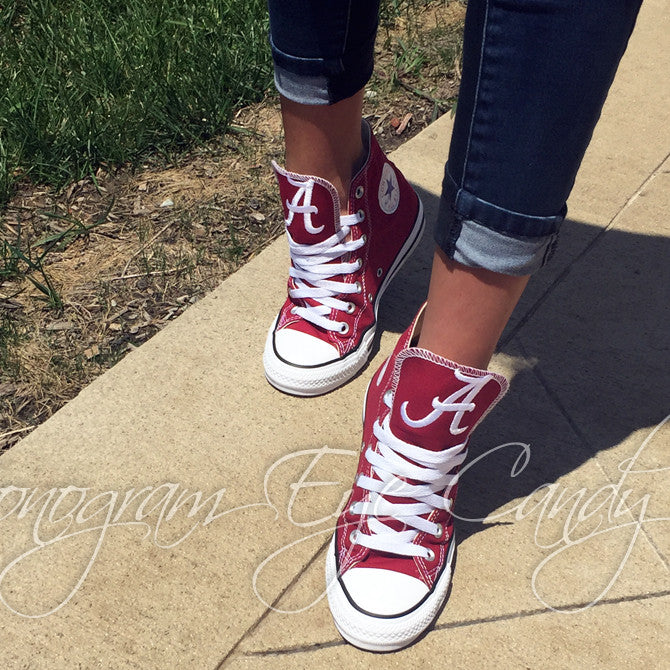 alabama converse tennis shoes