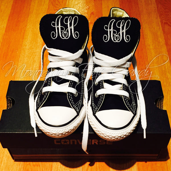 Monogram Converse Sneakers- Youth High Top – Monogram Eye Candy