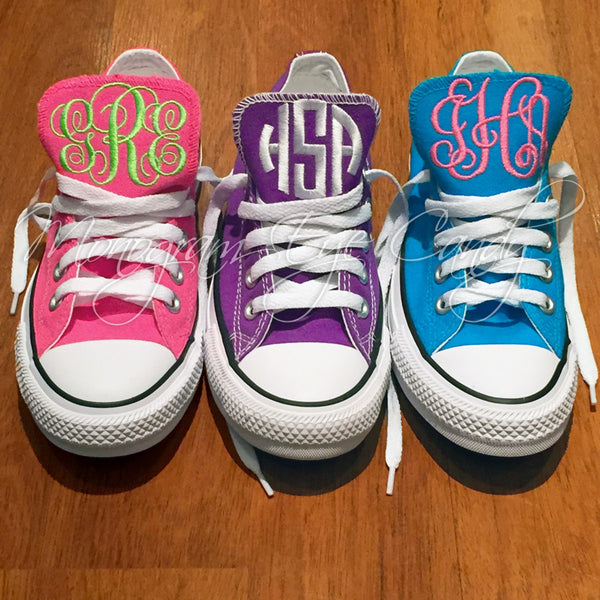 Monogram Converse Sneakers- Neon Pink – Monogram Eye Candy