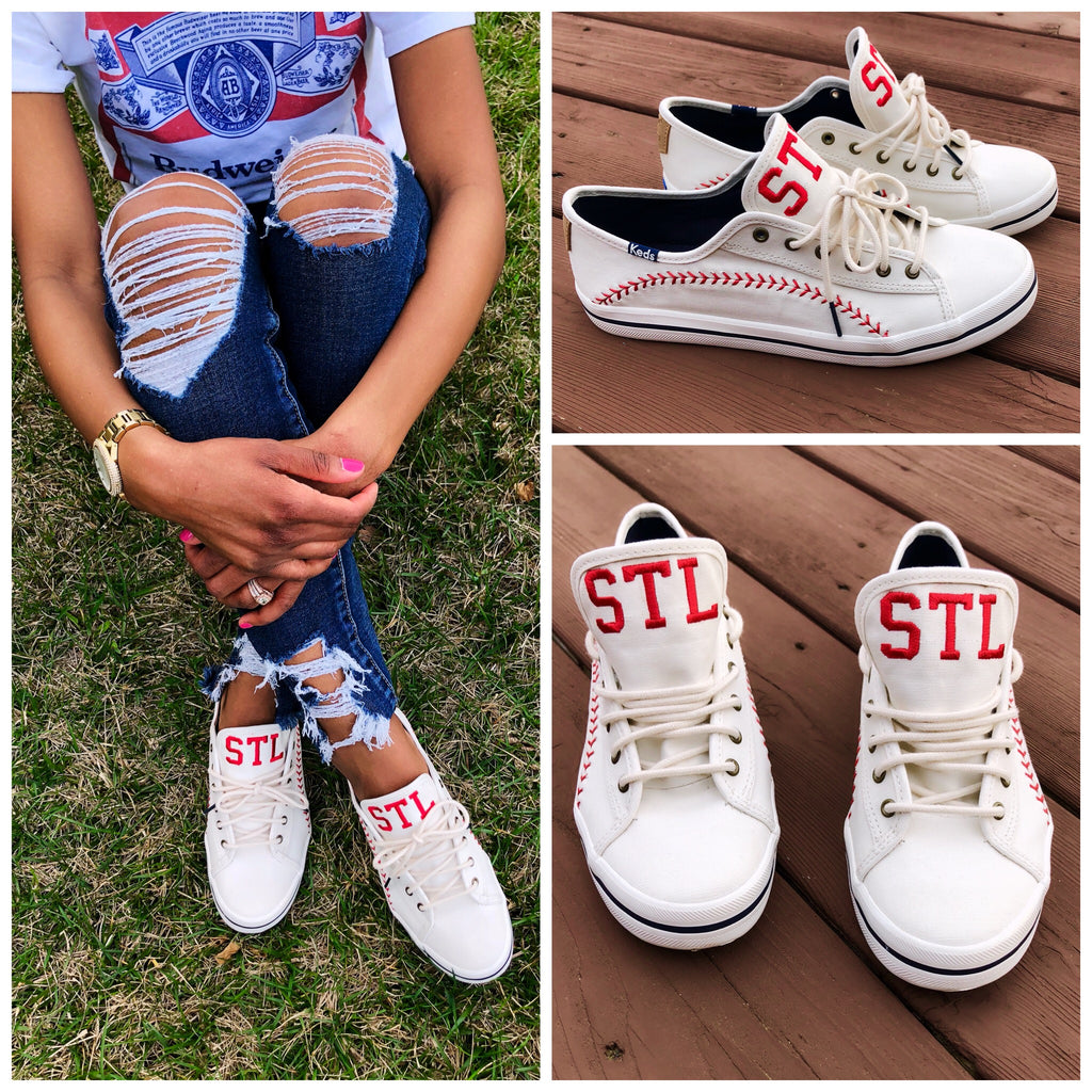 Customized Keds Baseball Sneakers 