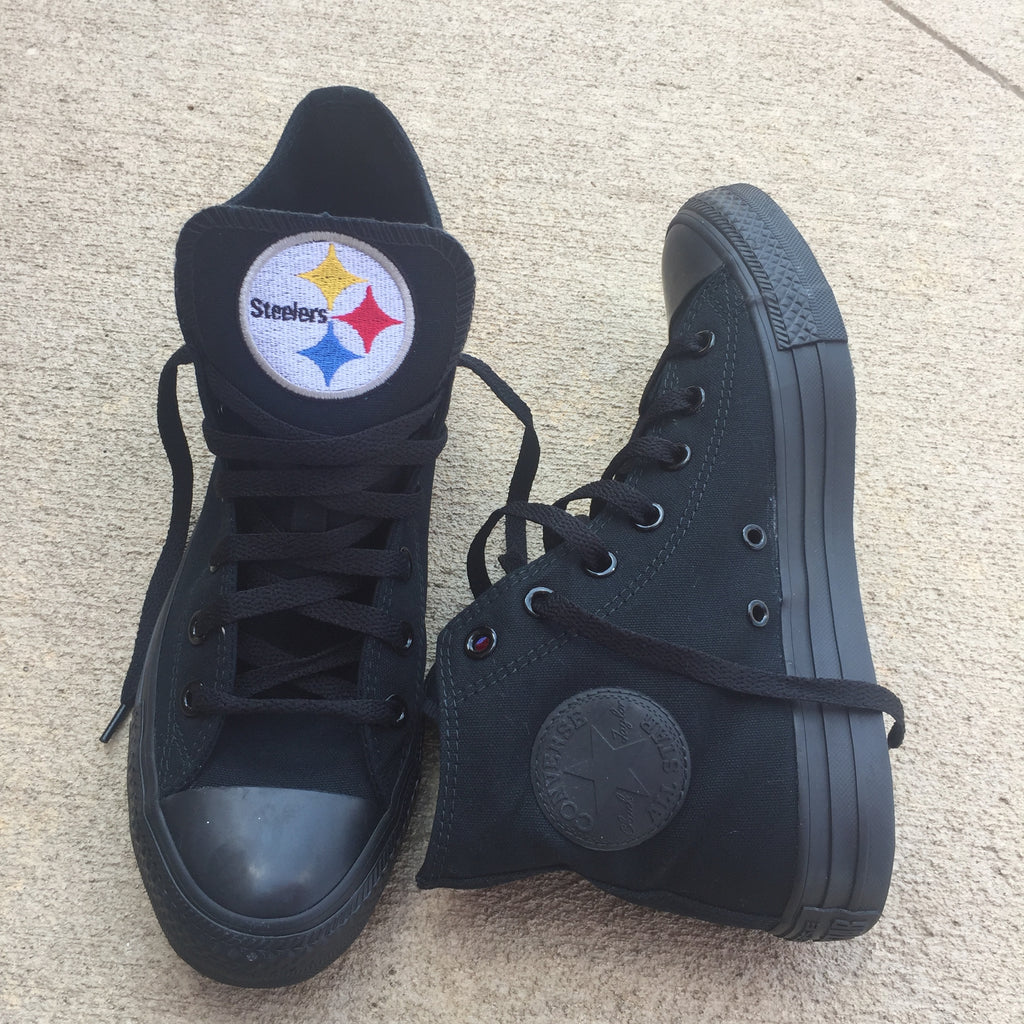 Customized Converse Sneakers- Steelers 