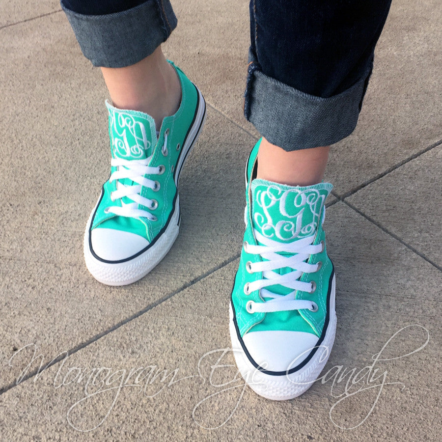 monogrammed converse