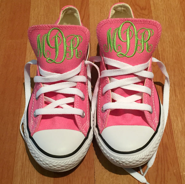 Monogram Converse Sneakers- Youth (Pink) – Monogram Eye Candy