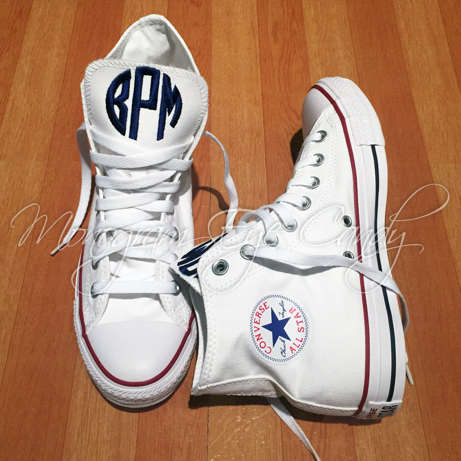 Monogram Converse Sneakers- High Top – Monogram Eye Candy