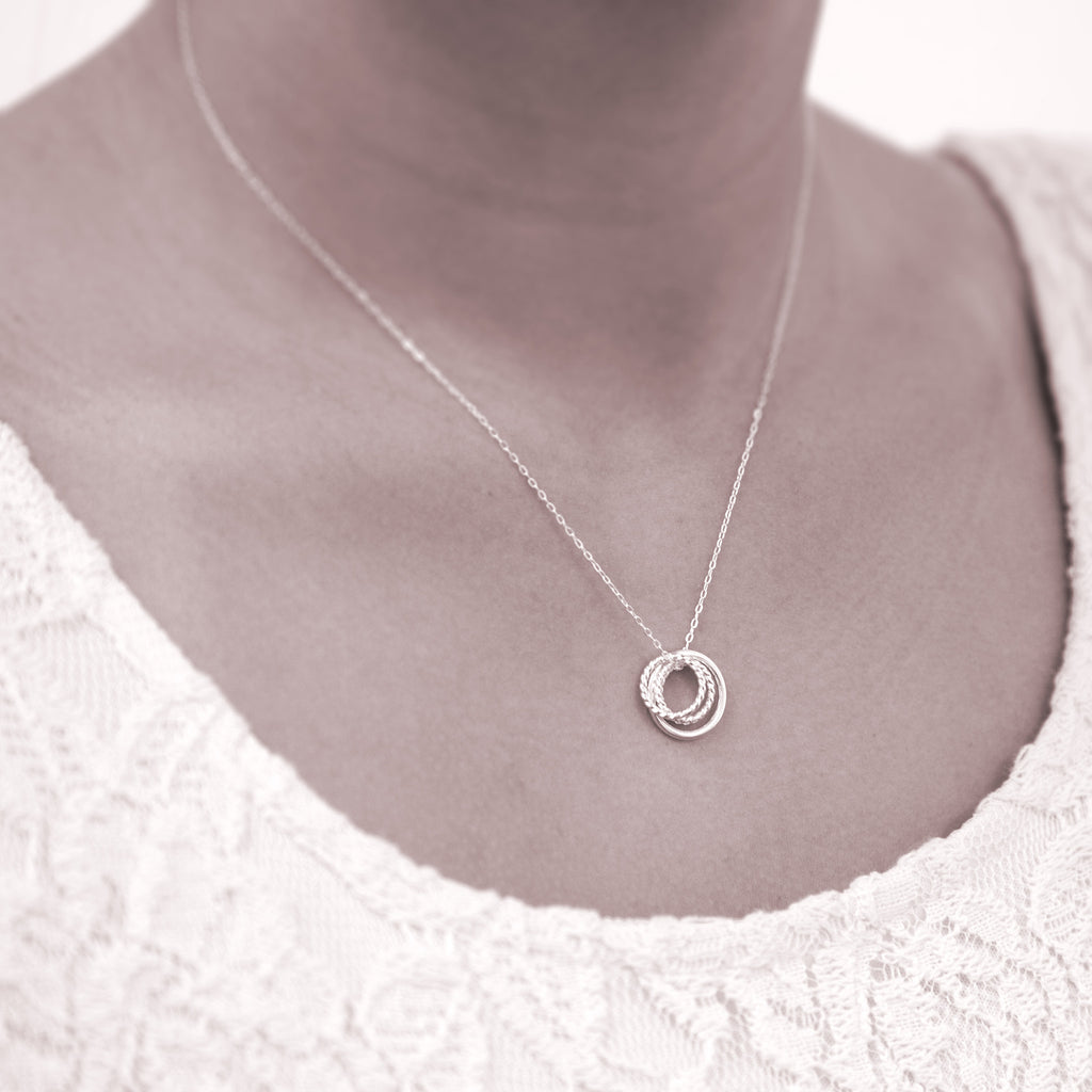 Mother of Three Personalized Sterling 