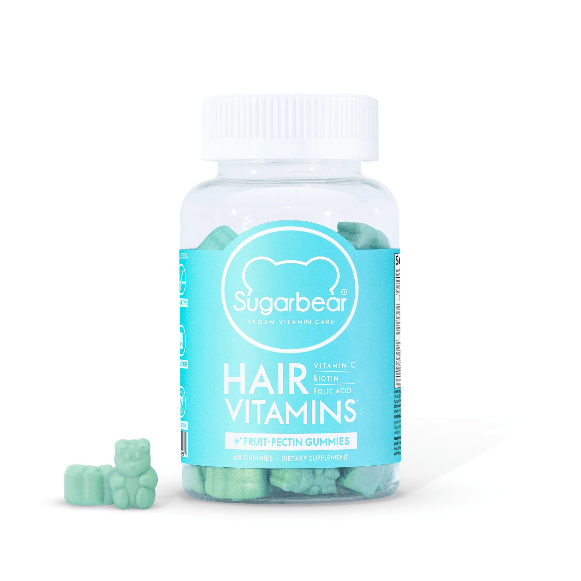 Sugarbear Hair Vitamin Gummies - 1 Month – Sugarbear® Vegan Vitamin Care