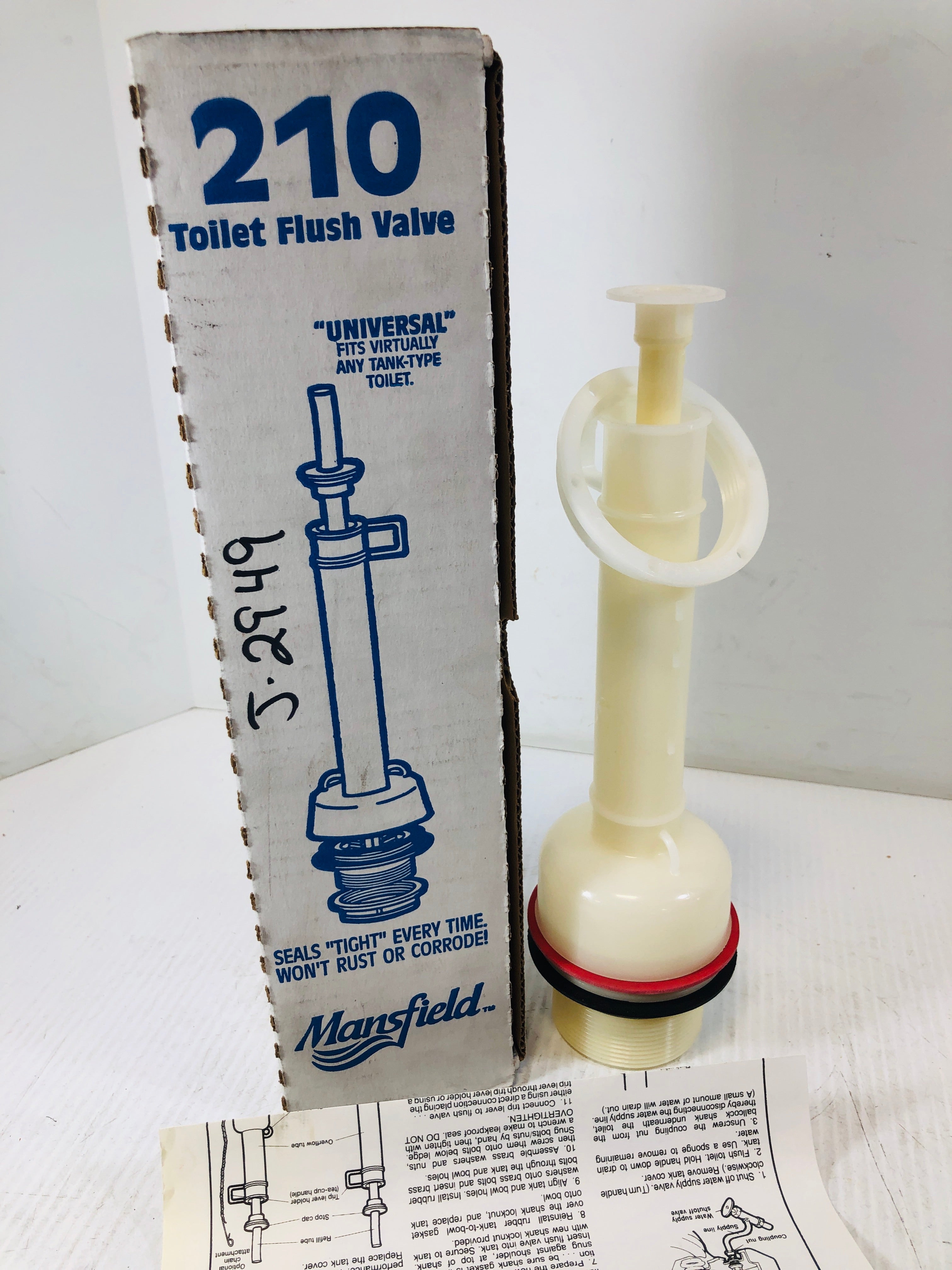 Mansfield 210 Watersaver Universal Toilet Flush Valve Metal Logics Inc